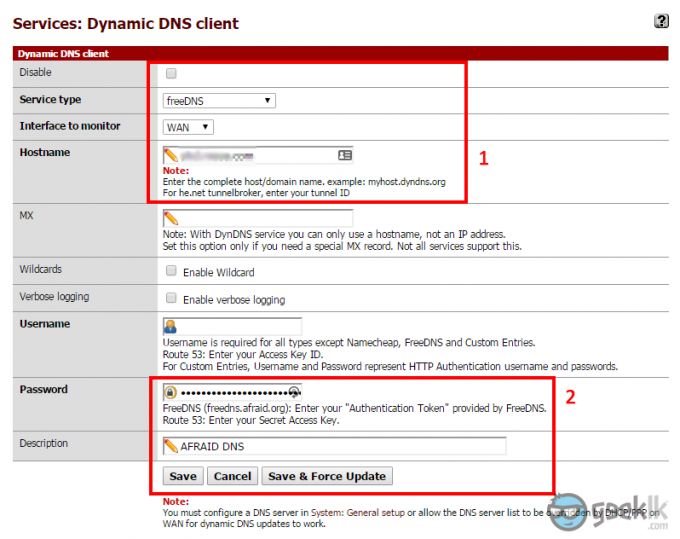 Не работает dns pfsense